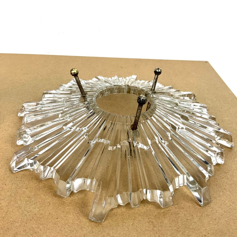 Antique Lightolier Sunburst Ceiling Light Fixture Circa 1925 - 1928 - Picture 9 of 16